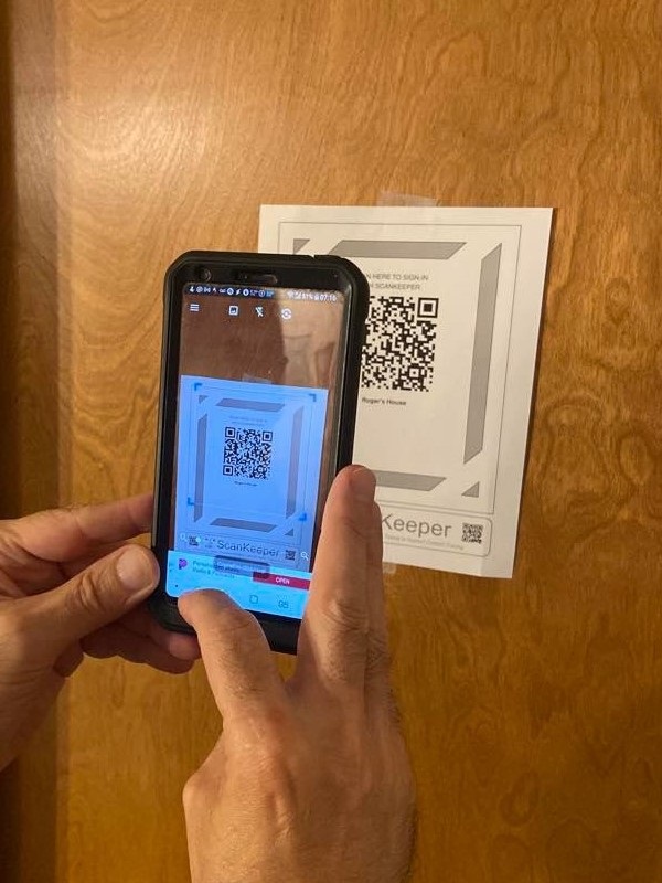 2. Example Check-in Using a Sign